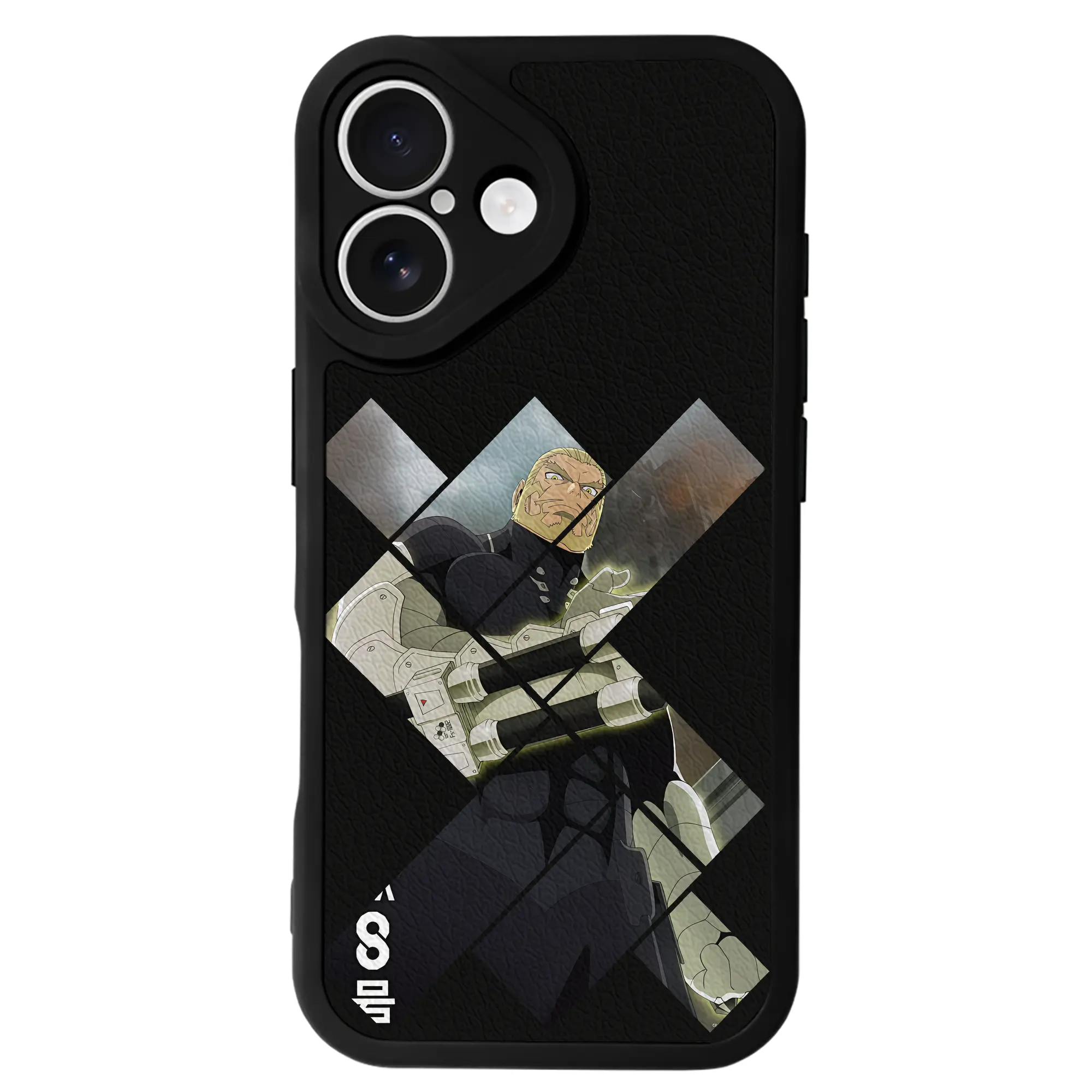 怪獣8号 グッズ,四ノ宮 功 - IPhone 16シリーズ対応 ・ シリコンスマホケース ・ レザー調 ・ 高精度フィット ・ 耐衝撃 ・ ワイヤレス充電対応 ・ 精密カット